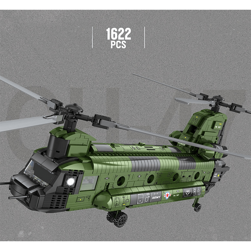 Reobrix 33031 - Transport Helicopter - vue 6 | Power Blockz