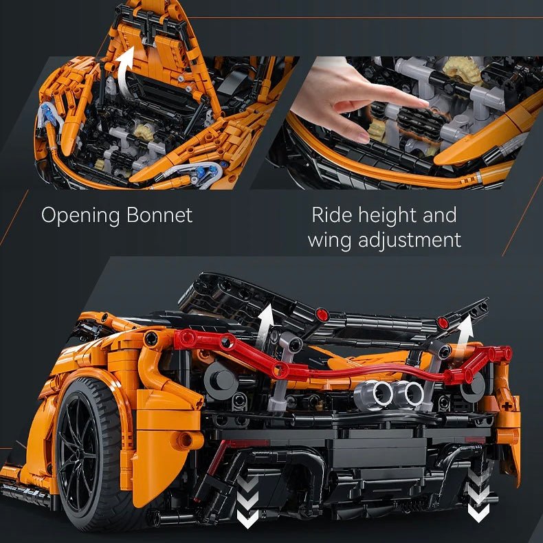CaDa C61513W - British Hypercar P1 V8 - vue 7 | Power Blockz