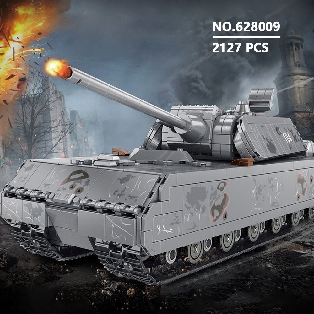 Panlos 628009 - WWII Rat Heavy Tank - vue 2 | Power Blockz