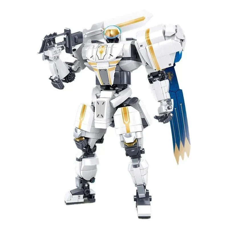 Transformed Super Mecha Arthur Robot Warrior Bricks Toy | 660pcs - Transformed Super Mecha Arthur Robot Warrior Bricks Toy | Power Blockz