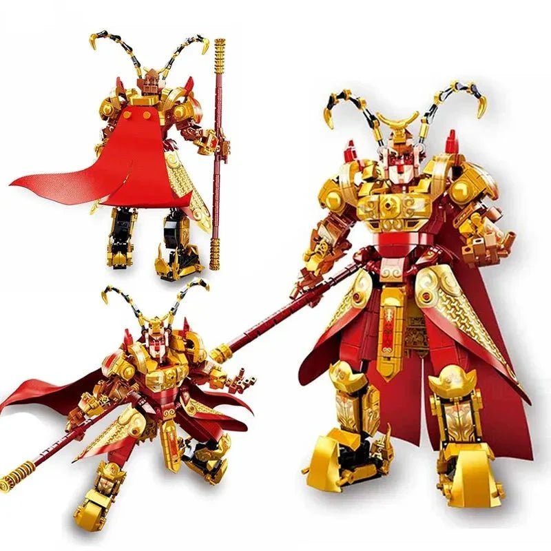 Transformers Monkey King Warrior Mecha | 615pcs - Transformers Monkey King Warrior Mecha - vue 6 | Power Blockz
