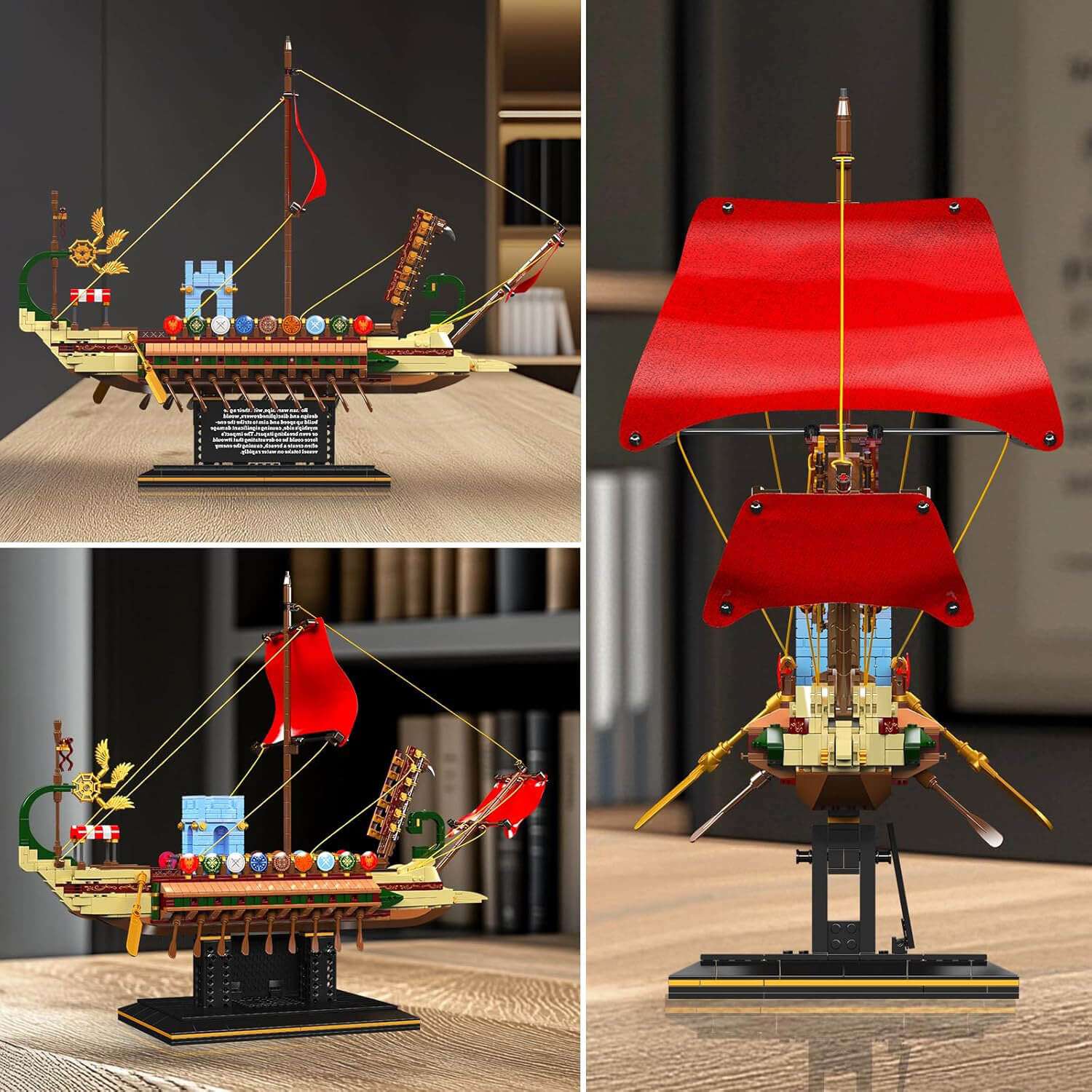 Mould King 10156 - Viking Longship War Raider - vue 5 | Power Blockz