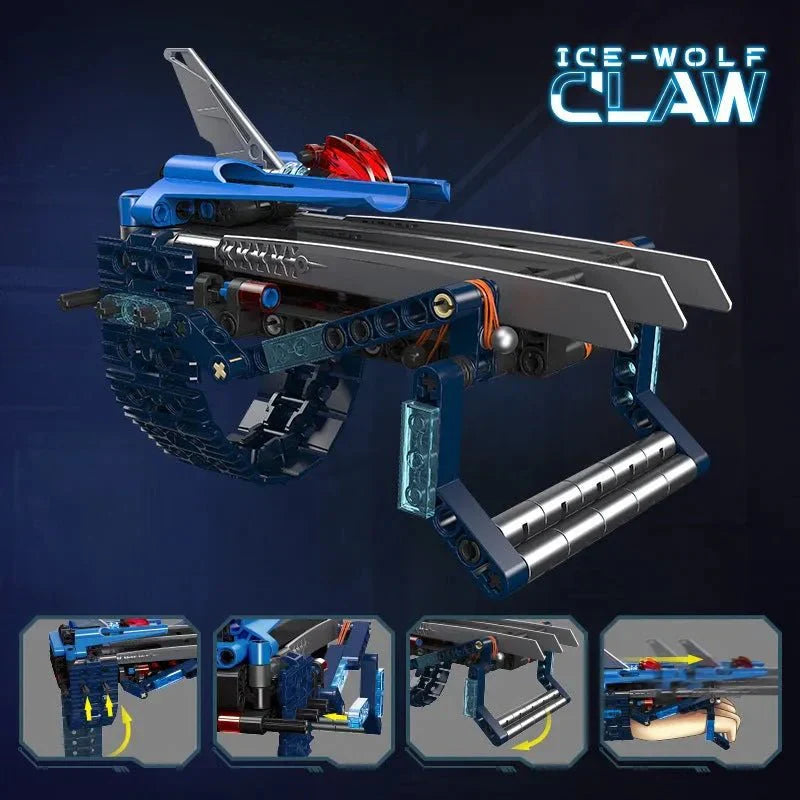 Jiestar 58004 - Ice Wolf Claw - vue 5 | Power Blockz