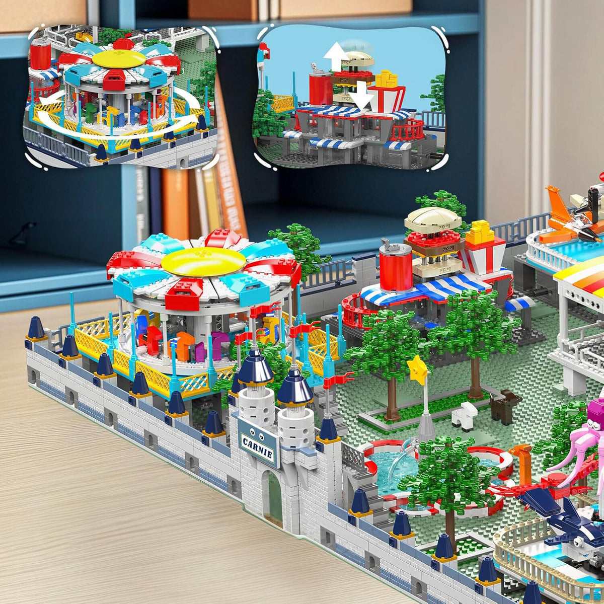 Mould King 11022 - Motorized Amusement Park - Ultimate Edition - vue 6 | Power Blockz