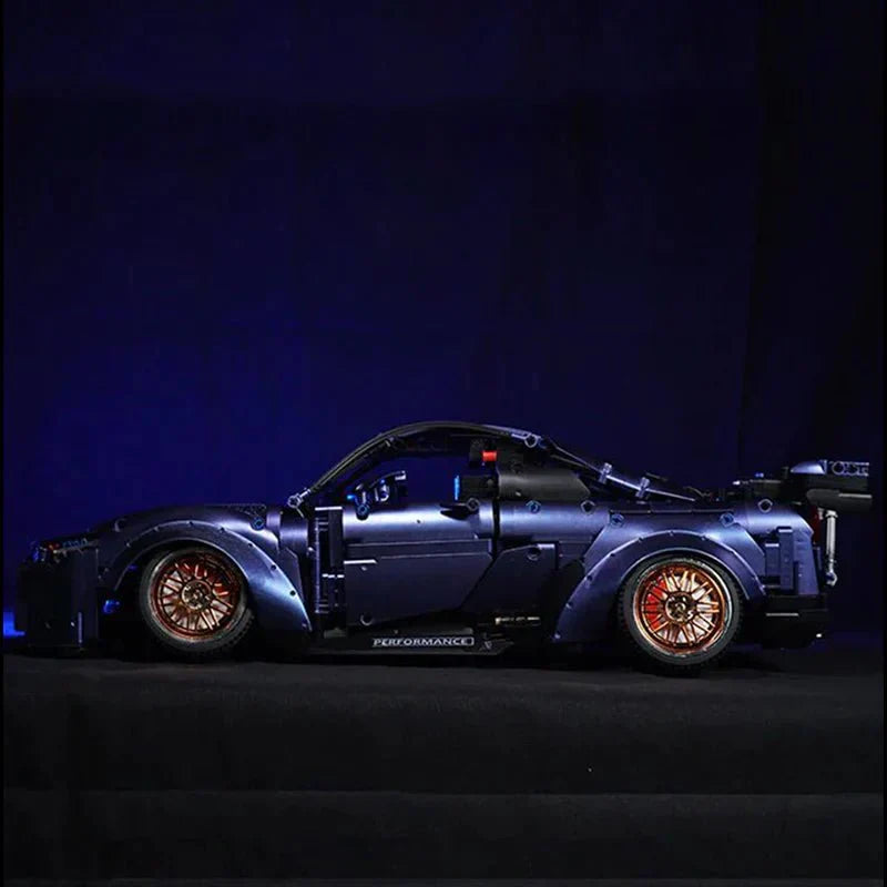 KBOX 10221 - Static Version - Stanced R35 GTR Godzilla Twin-Turbo - vue 19 | Power Blockz