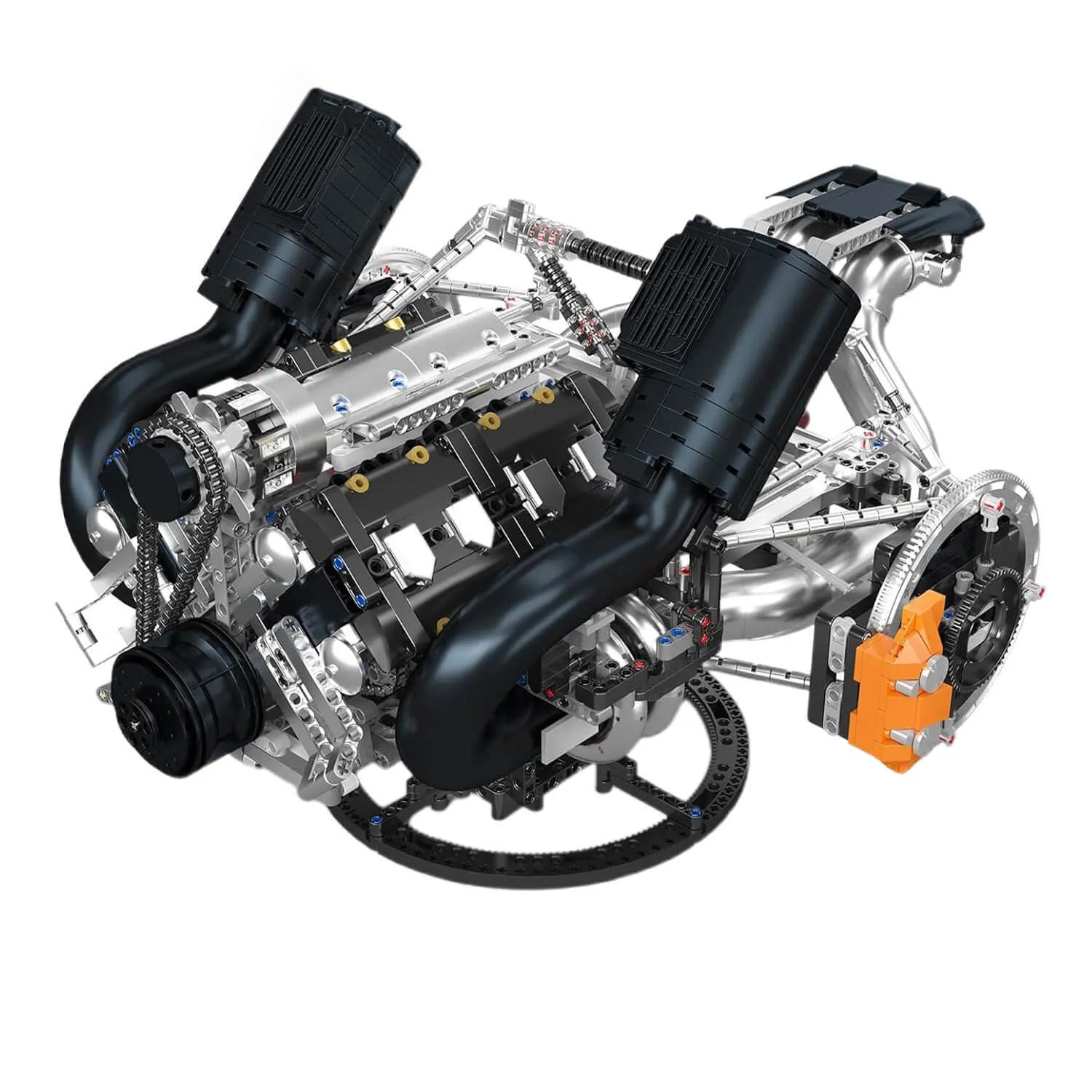Mould King 10248 - Functional 5L V8 Engine & Powertrain | Power Blockz