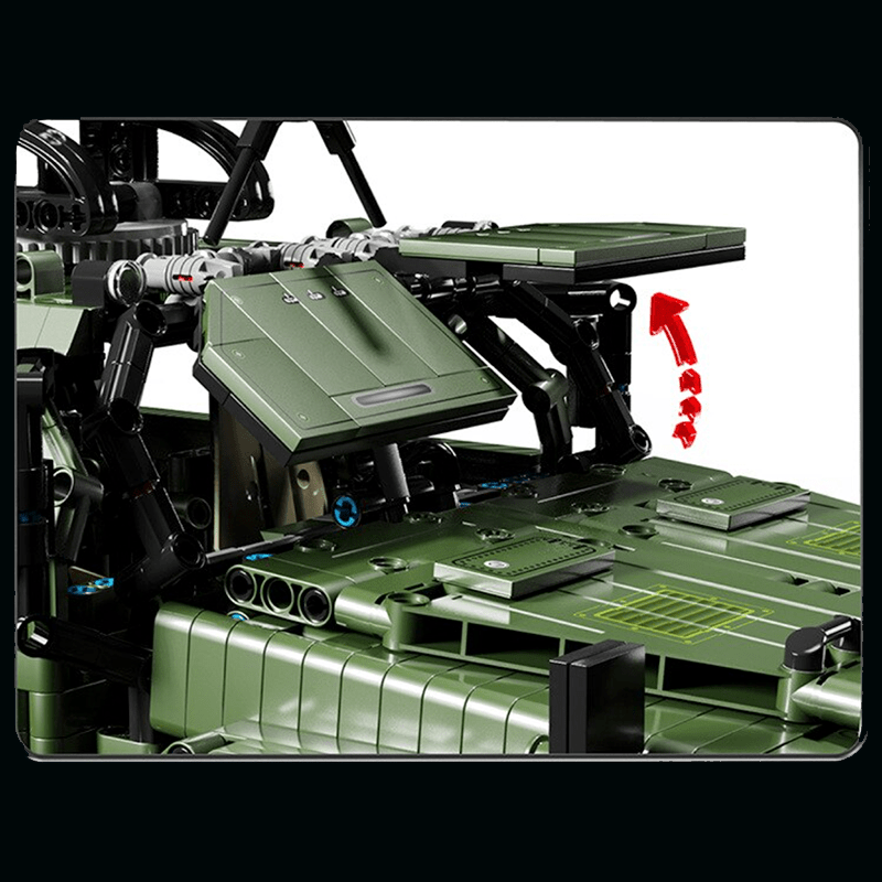 TGL T4015 - Remote Controlled Armoured Raid Vehicle - vue 3 | Power Blockz
