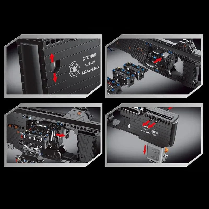 Pangu 15003 - Motorized Burst Light Machine - vue 7 | Power Blockz