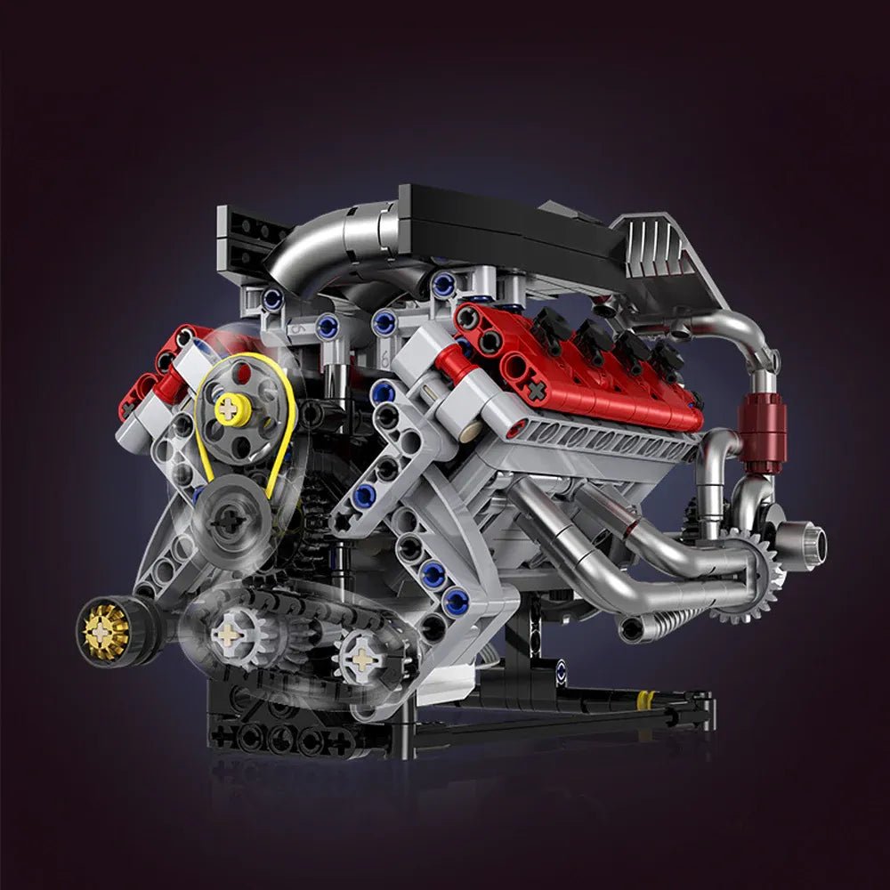 Kaixing 96207 - F40LM Le Mans V8 Engine - vue 2 | Power Blockz