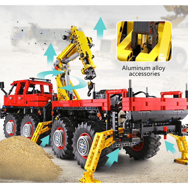 Mould King 13146 - RC Logging Truck - vue 2 | Power Blockz