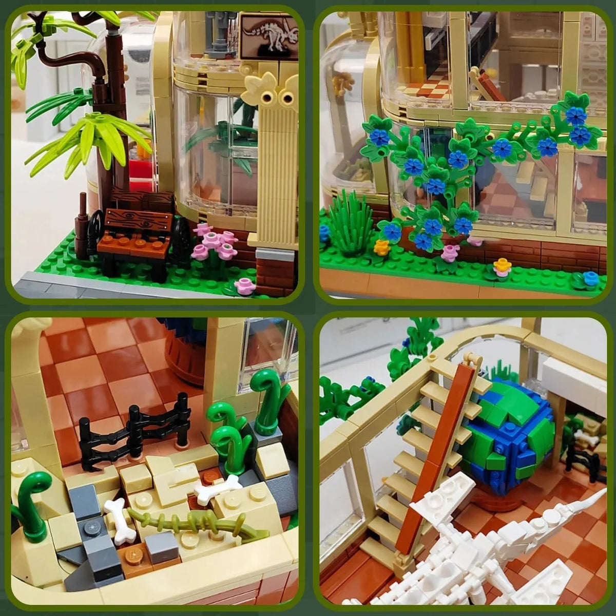 Zhegao 613000 - Natural History Dino Museum - vue 3 | Power Blockz