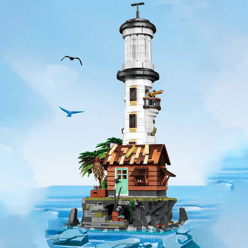 Zeghao 613003 - Fishing Village Lighthouse - vue 4 | Power Blockz