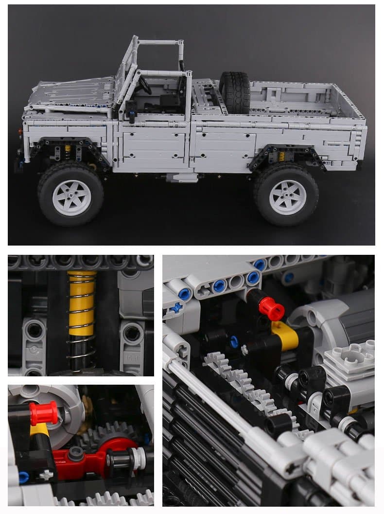Lepin 23003 - Remote Controlled SUV - vue 2 | Power Blockz