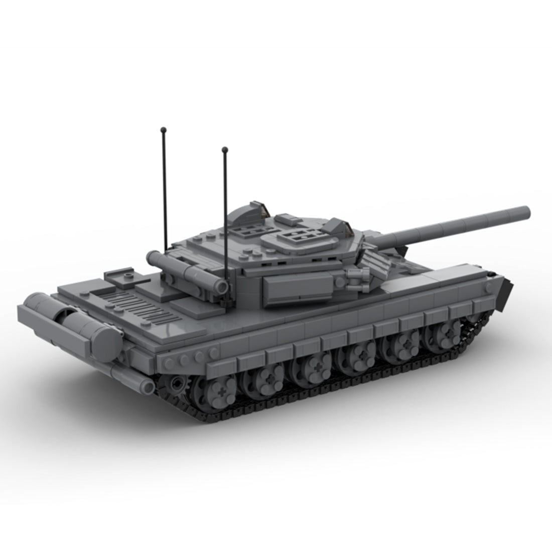 Power Blockz MOC-125128 - T-90 Main Battle Tank - vue 6 | Power Blockz