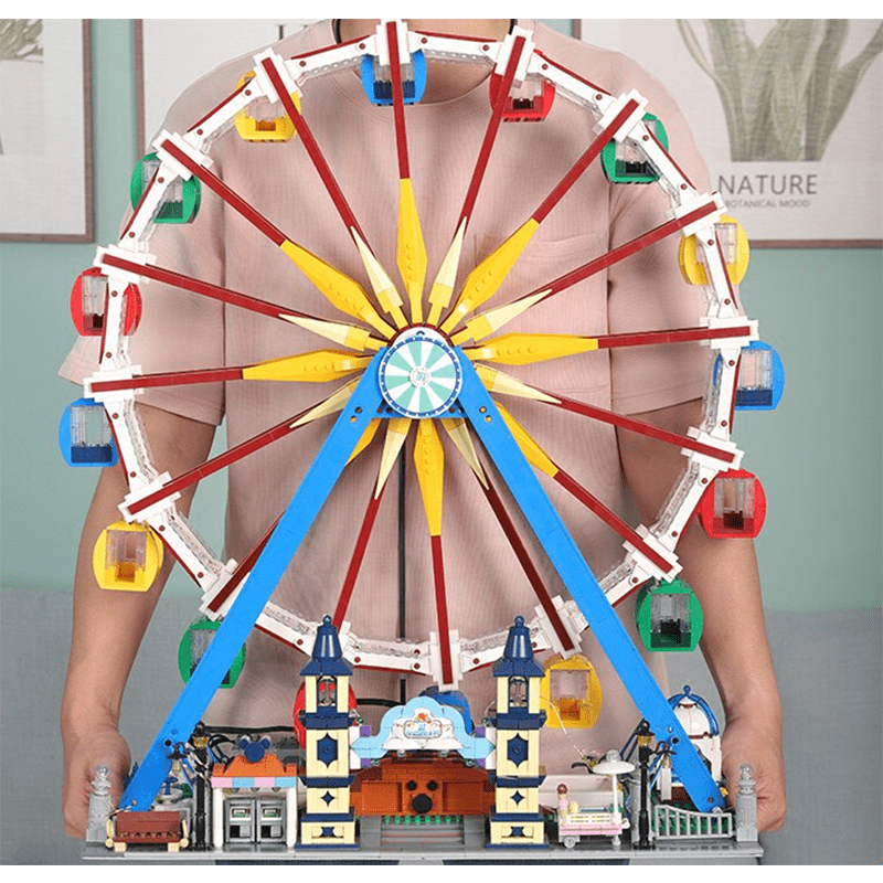 Mould King 11006 - Motorised Ferris Wheel - vue 3 | Power Blockz