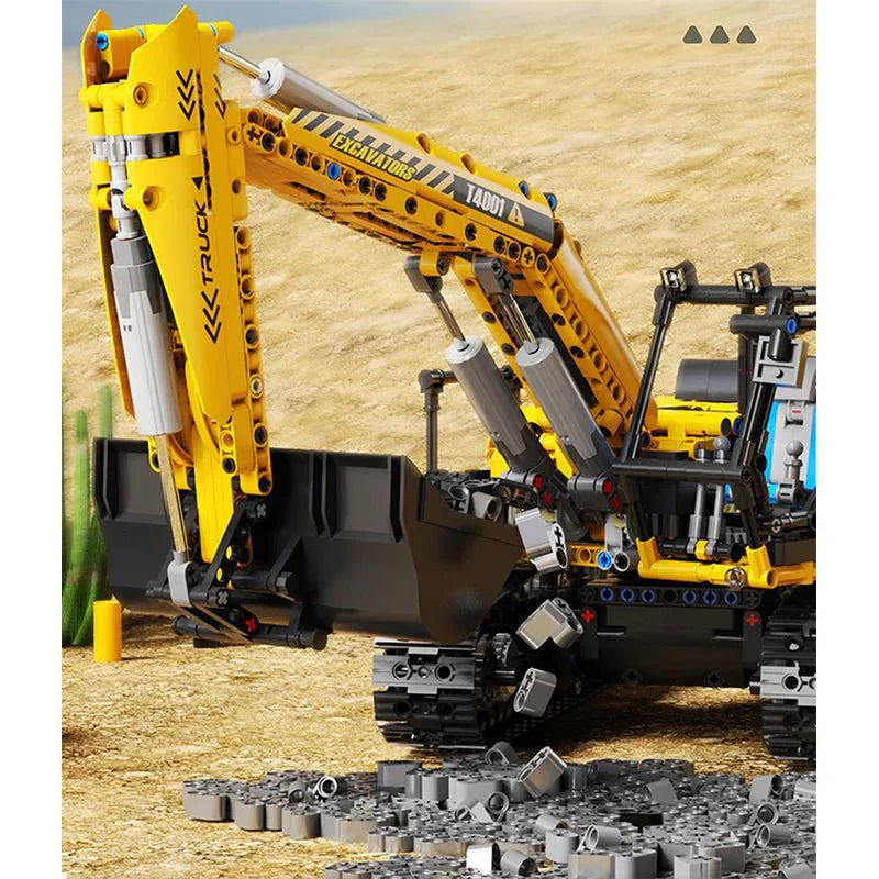 Mould King 13112 - RC Heavy-Duty Excavator - vue 4 | Power Blockz