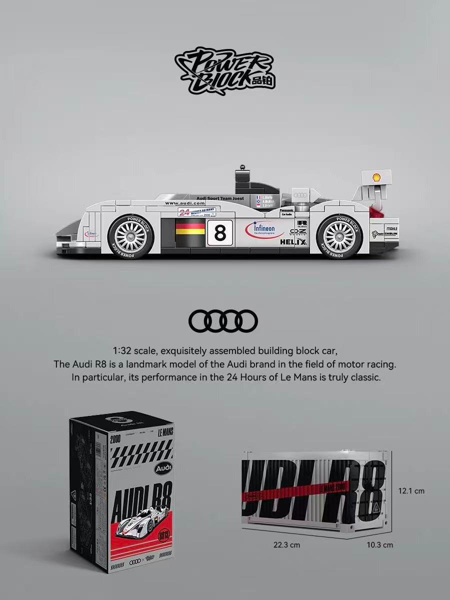 Power Build PB8813 - Le Mans Prototype V8 Racer - vue 11 | Power Blockz