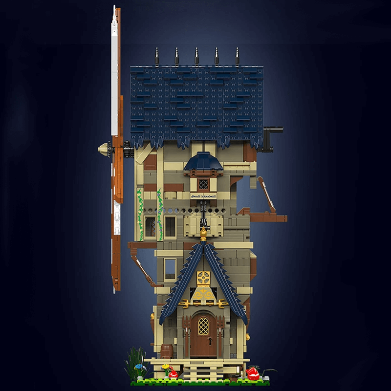 Mould King 10060 - Middle Ages Windmill - vue 3 | Power Blockz