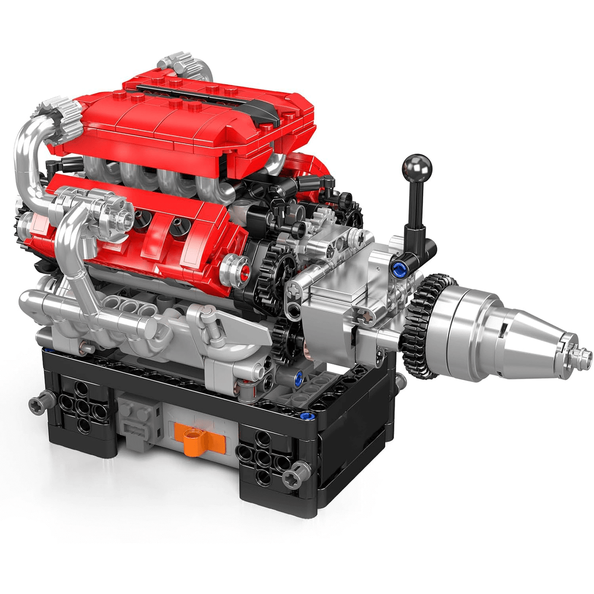 Mould King 10204 - Motorized V8 Supercar Engine | Power Blockz