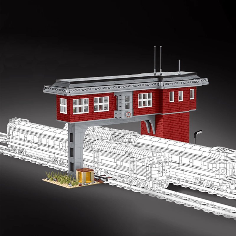 Mould King 12009 - Railway Signal Station - vue 4 | Power Blockz