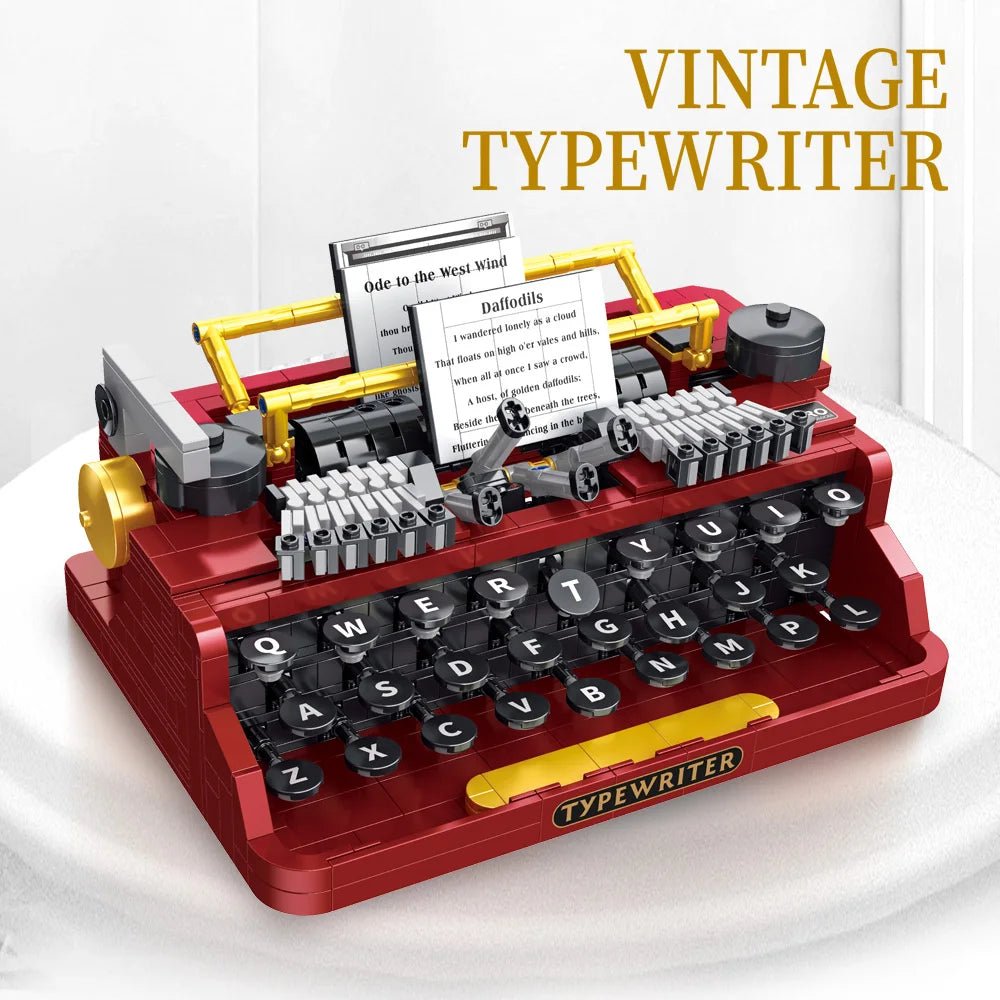 GaoMiSi T2112 - Retro Mechanical Typewriter - vue 4 | Power Blockz