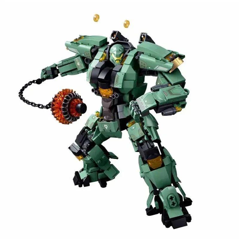 Transforming Mecha Robot Warrior Leader Bricks Toy - vue 5