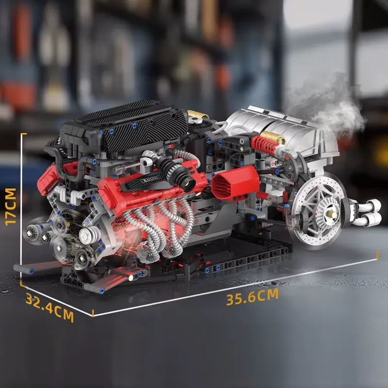 K96211 - Motorized Italian V12 Powertrain - vue 10 | Power Blockz