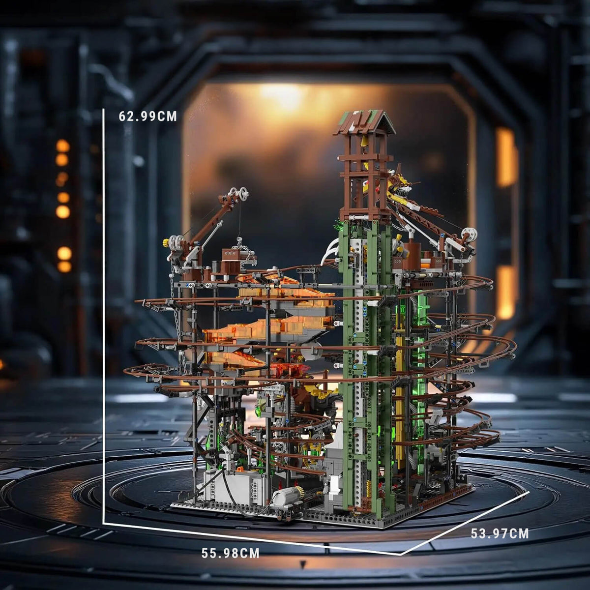 JMBricklayer 70003 - Grand Steampunk Marble Run - vue 5 | Power Blockz