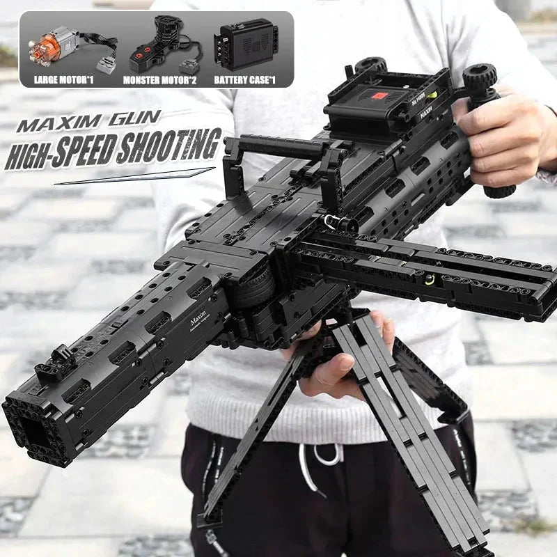 Mould King 14009 - Motorized Maxim Burst - vue 11 | Power Blockz