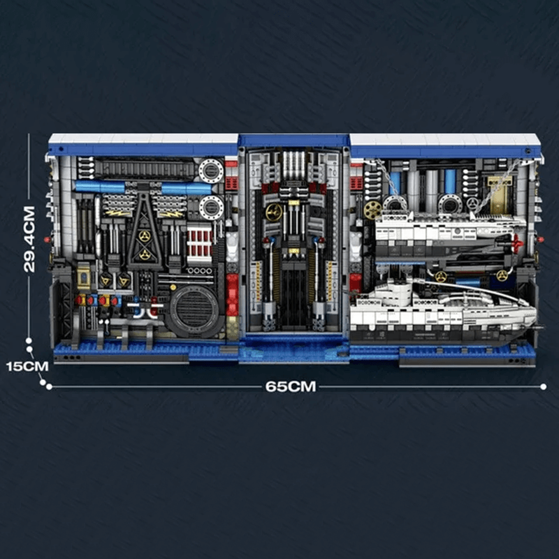 Reobrix 66038 - The Submarine Factory - vue 7 | Power Blockz