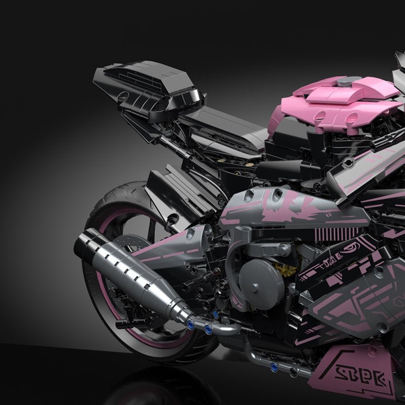 Toylinx 8817 - Pink Cyberpunk Superbike - vue 4 | Power Blockz
