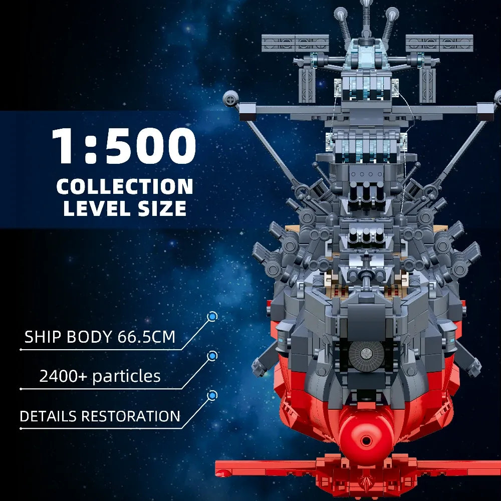 JIESTAR 58278 - Yamato-class Battleship - vue 5 | Power Blockz