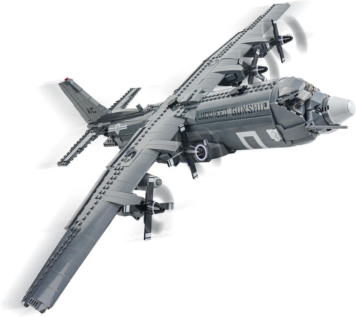 Xingbao XB-06023 - AC-130 Hercules Gunship Aircraft - vue 5 | Power Blockz