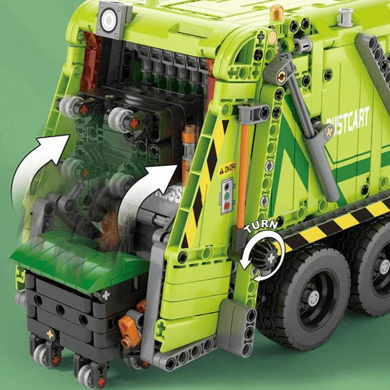 Reobrix 22022 - Urban Waste Collection Truck - vue 8 | Power Blockz
