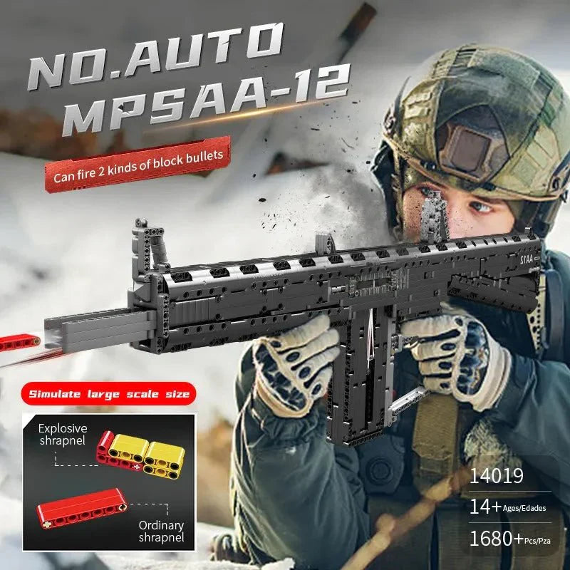 Mould King 14019 - Motorized MPSAA-12 - vue 3 | Power Blockz