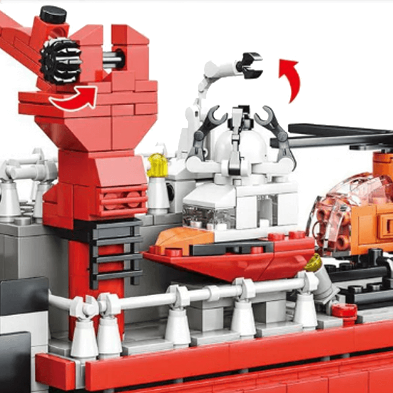 ZHBO 6877 - Beijing Ocean Leader Icebreaker - vue 5 | Power Blockz