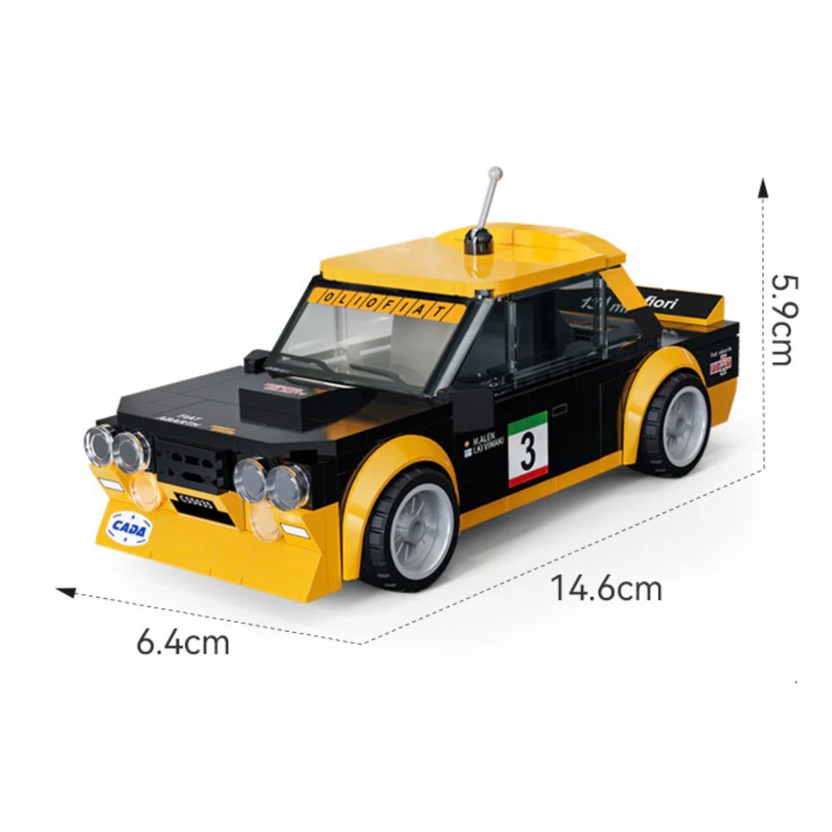 CaDa C55035W - Fiat 131 Abarth - vue 7 | Power Blockz