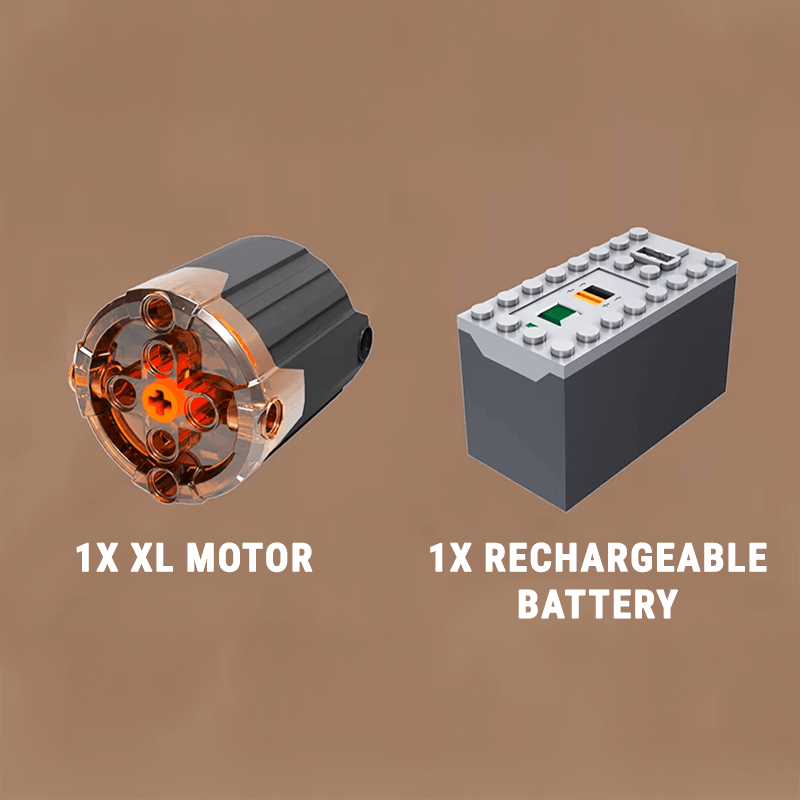 Mould King 10181 - Motorized Flat-6 Boxer Engine - vue 6 | Power Blockz