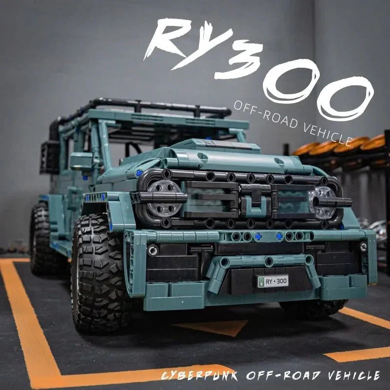 Caco C009 - Cyberpunk RY300 Off-Road Racer - vue 5 | Power Blockz