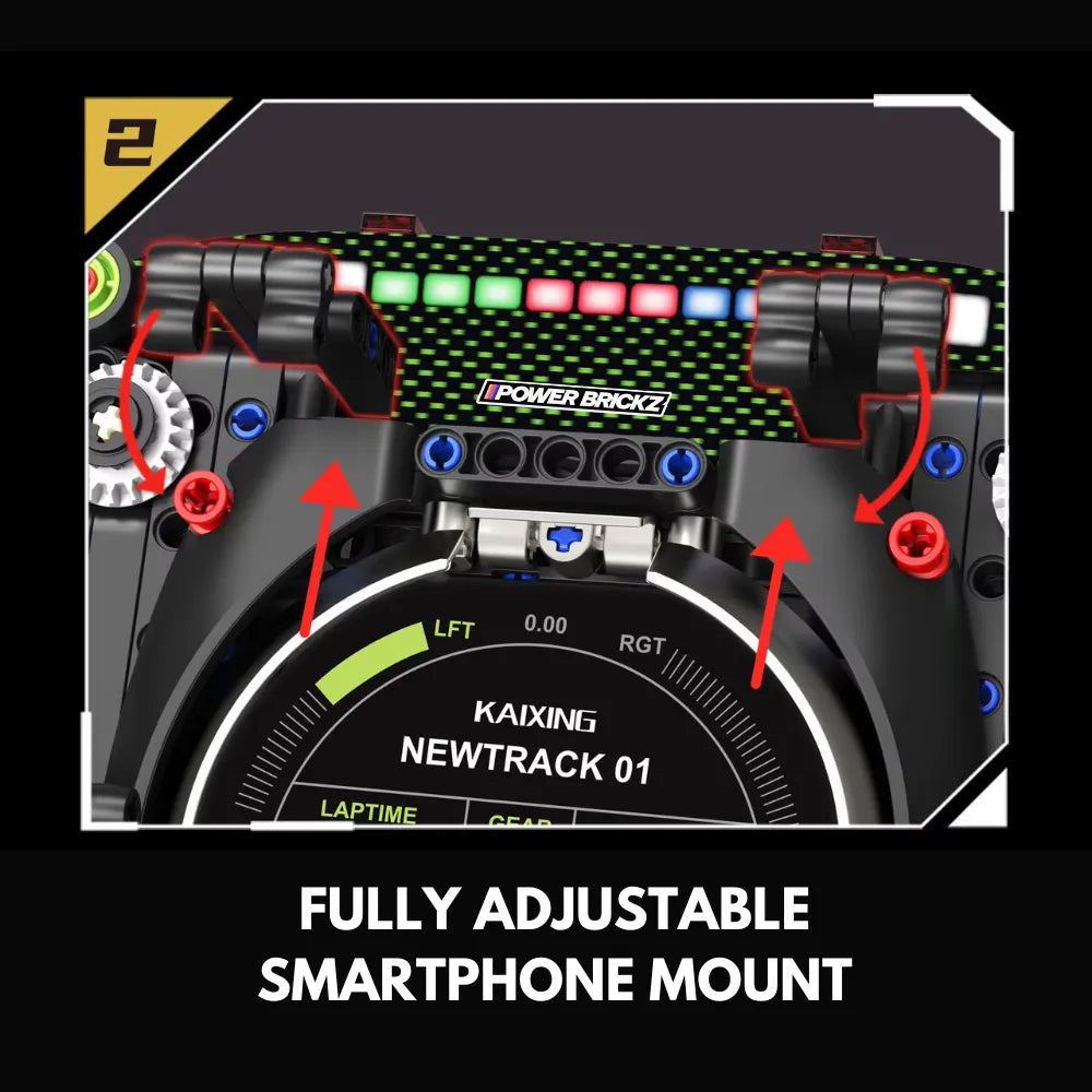K96254 - 1:1 Podium Steering Wheel GT3 - vue 8 | Power Blockz