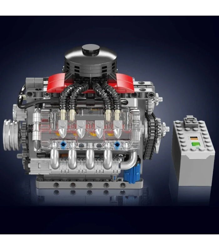 Mould King 10171 - Functional LSX454 V8 Engine - vue 4 | Power Blockz