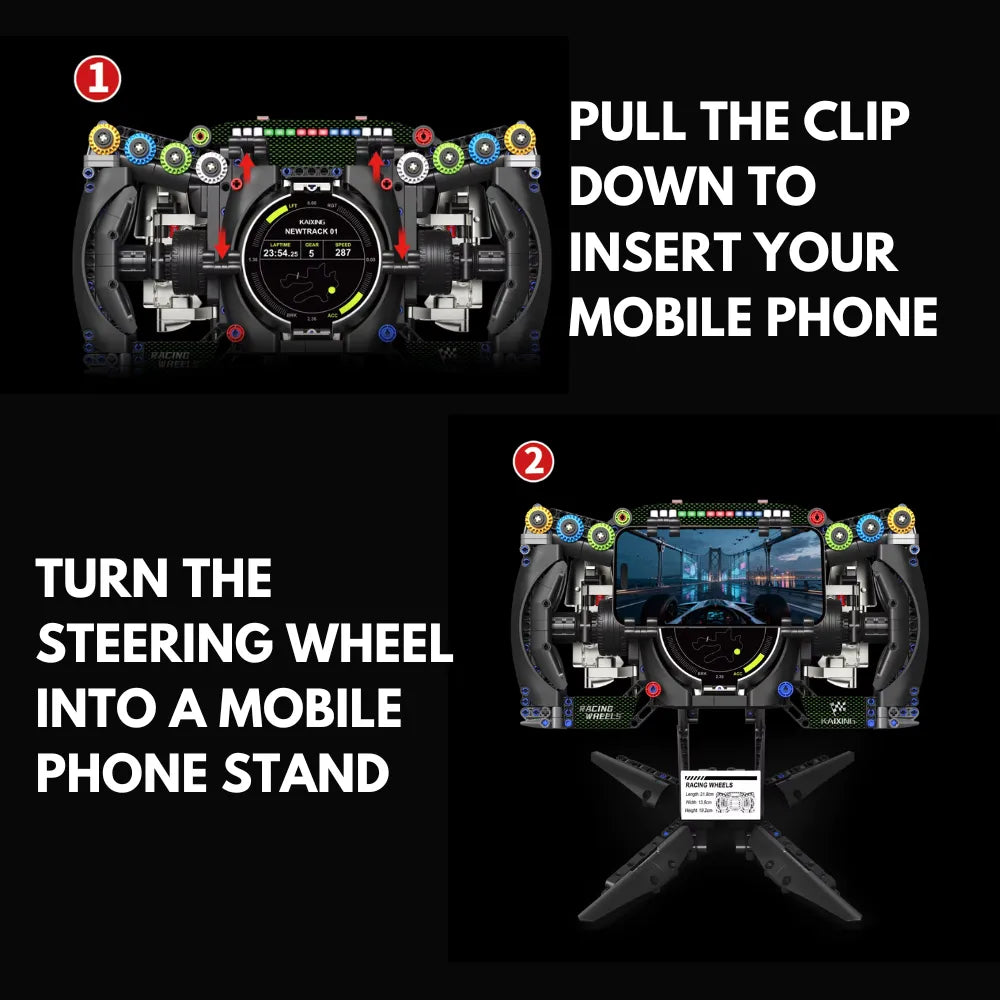 K96254 - 1:1 Podium Steering Wheel GT3 - vue 3 | Power Blockz