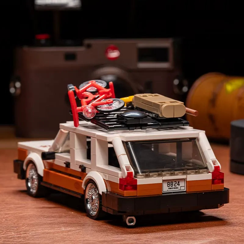 Power Build PB8824 - Retro Camper Wagon - vue 7 | Power Blockz