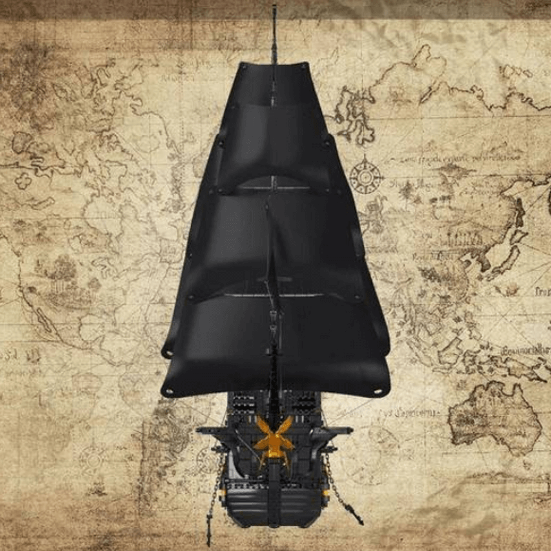 Mould King 13199 - Black Pirate Ship - vue 4 | Power Blockz