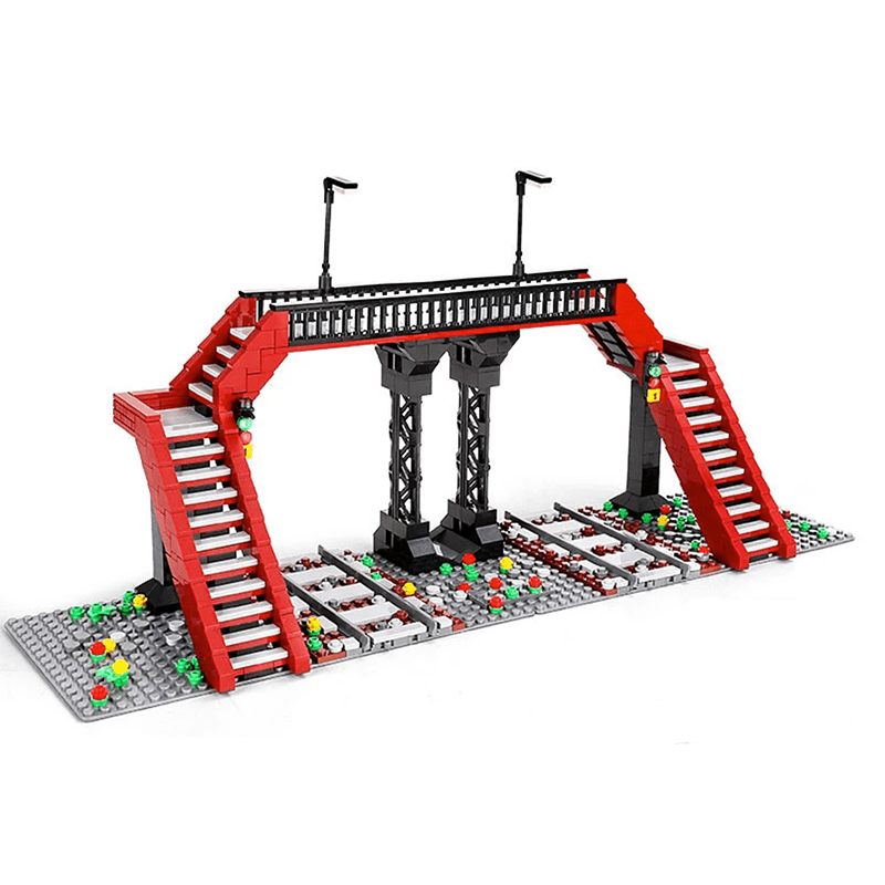 Mould King 12008 - Railway Crossing | Power Blockz