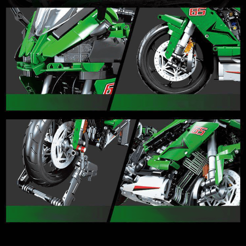 Jiestar58053 - Green Samurai Warrior - vue 5 | Power Blockz