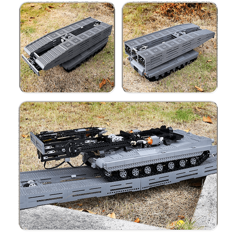 Mould King 20002 - Remote Controlled Abrams Bridge Layer - vue 3 | Power Blockz