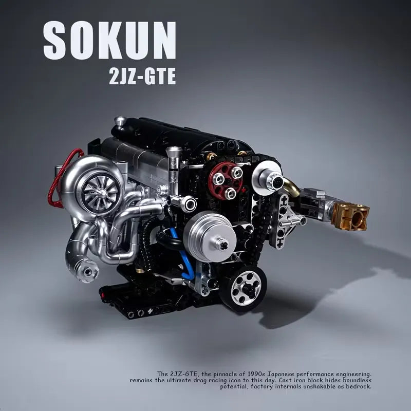 PB8814 - JDM 2JZ-GTE Engine - vue 8 | Power Blockz