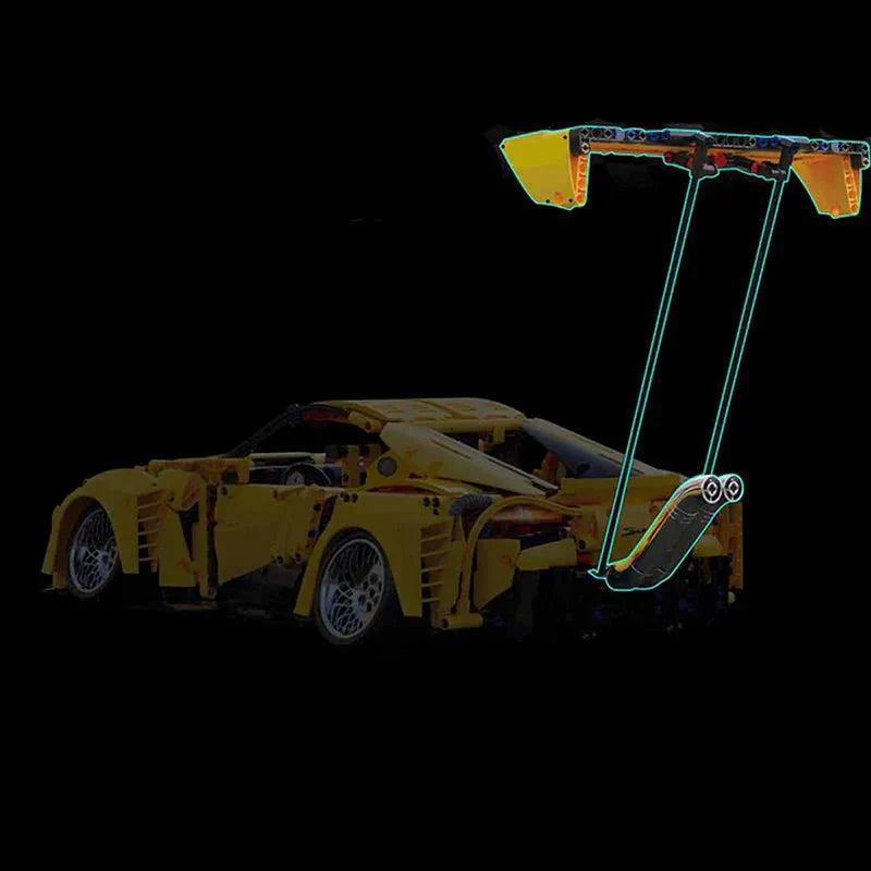 KBOX 10249 - Static Version - Stanced Supra 2JZ Turbo Sport Coupe - vue 7 | Power Blockz