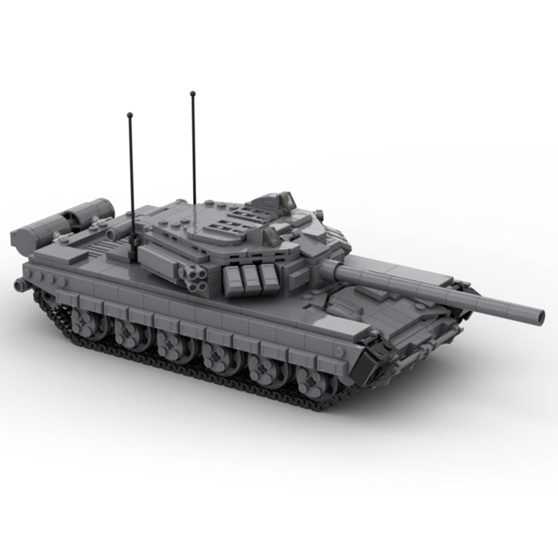 Power Blockz MOC-125128 - T-90 Main Battle Tank - vue 4 | Power Blockz